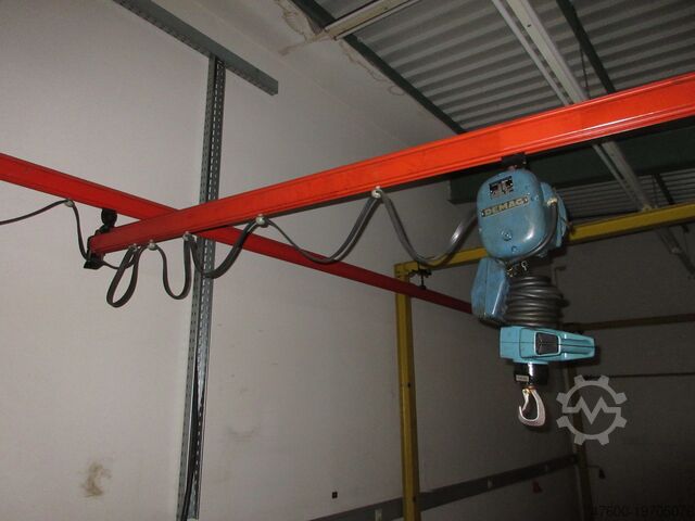 Kranhimmel Kran Hallenkran Krananlage Demag Portalkran Hallenkran Stahlbau Demag PK Kettenzug 125Kg 0,125t 10x3,5m