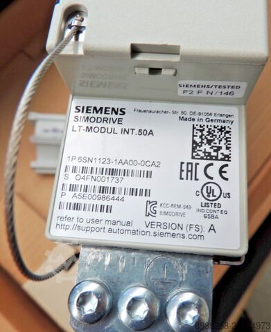 Power module Siemens 6SN1123-1AA00-0CA2 SIMODRIVE 611