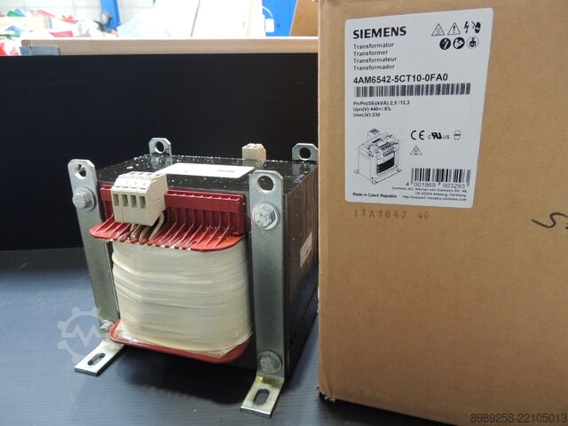 Control transformer SIEMENS 4AM6542-5CT10-0FA0 2,5 kVA