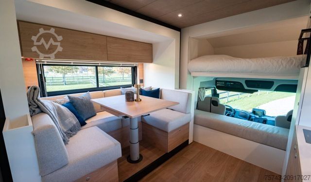 Cattle truck MERCEDES-BENZ ACTROS S  2640 AKX . POP-OUT 7 Pferde