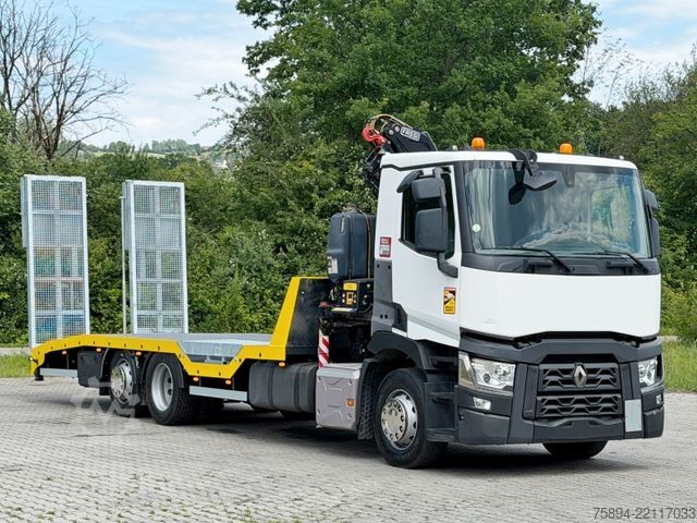 Autokran RENAULT T 380 * Abschleppwagen 7,40m* KRAN/FUNK * TOP