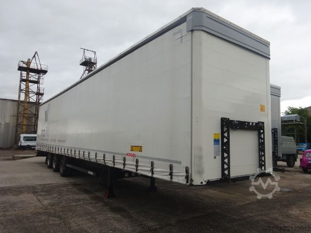 Open semitrailer with tarp KÖGEL Euro Trailer Mega Curtainslider