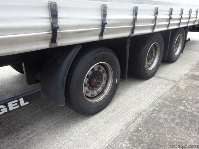 Open semitrailer with tarp KÖGEL Euro Trailer Mega Curtainslider