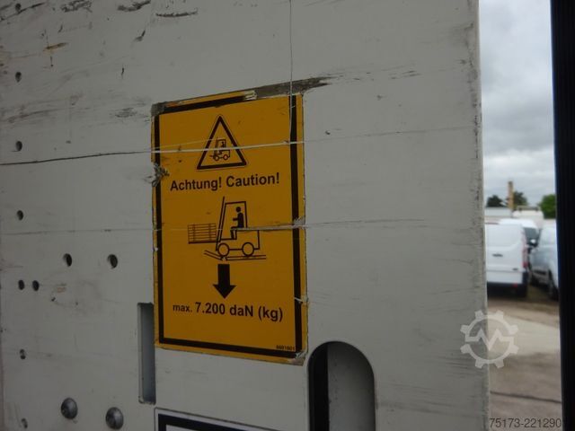 Open semitrailer with tarp KÖGEL Euro Trailer Mega Curtainslider