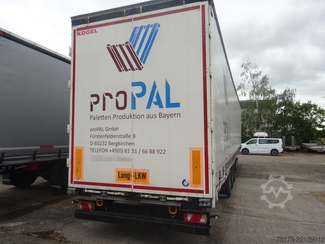 Open semitrailer with tarp KÖGEL Euro Trailer Mega Curtainslider