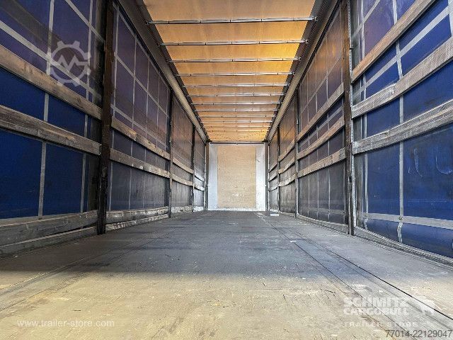Open semitrailer with tarp Leci Trailer Curtainsider Standard