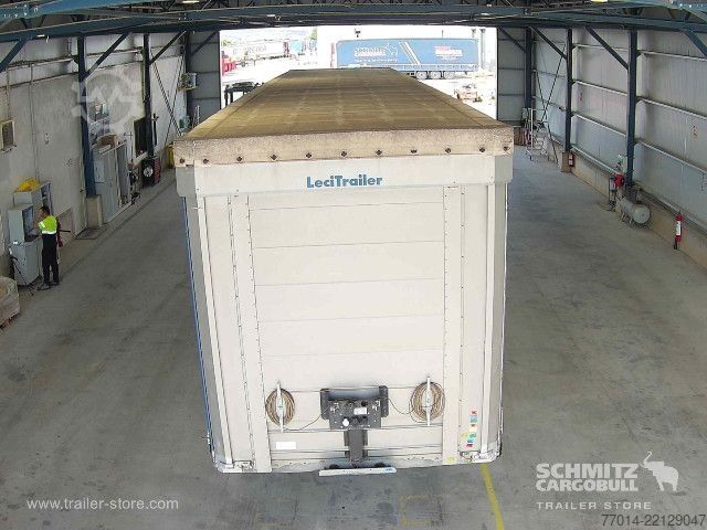 Open semitrailer with tarp Leci Trailer Curtainsider Standard
