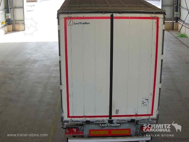 Open semitrailer with tarp Leci Trailer Curtainsider Standard