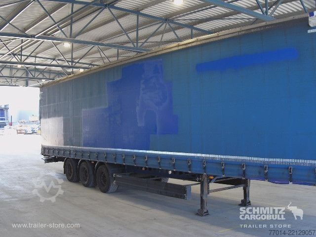 Open semitrailer with tarp Berger Curtainsider Standard