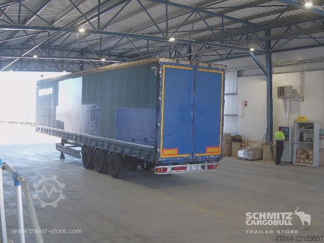 Open semitrailer with tarp Berger Curtainsider Standard