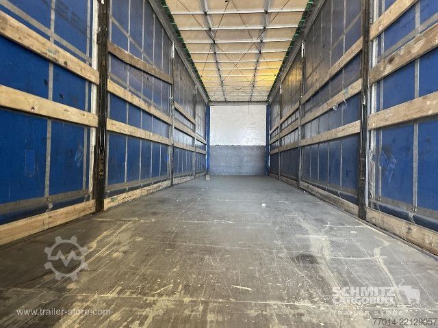 Open semitrailer with tarp Berger Curtainsider Standard