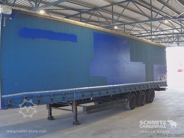 Open semitrailer with tarp Berger Curtainsider Standard