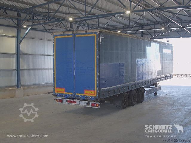 Open semitrailer with tarp Berger Curtainsider Standard