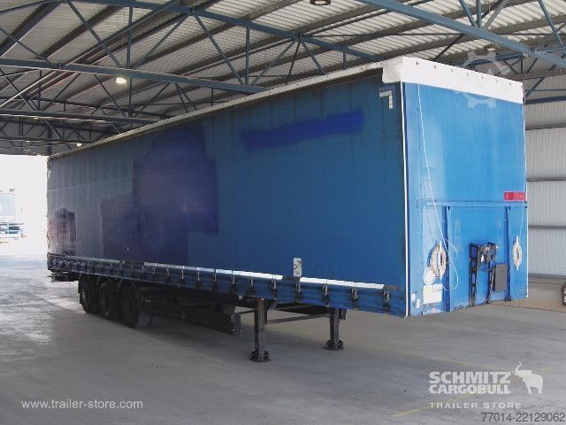 Open semitrailer with tarp Berger Curtainsider Standard