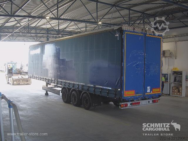 Open semitrailer with tarp Berger Curtainsider Standard
