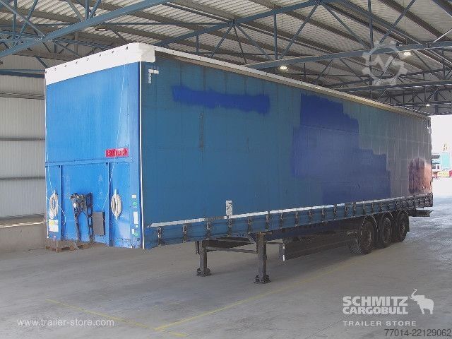 Open semitrailer with tarp Berger Curtainsider Standard