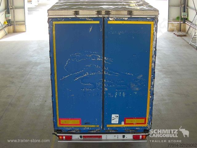Open semitrailer with tarp Berger Curtainsider Standard