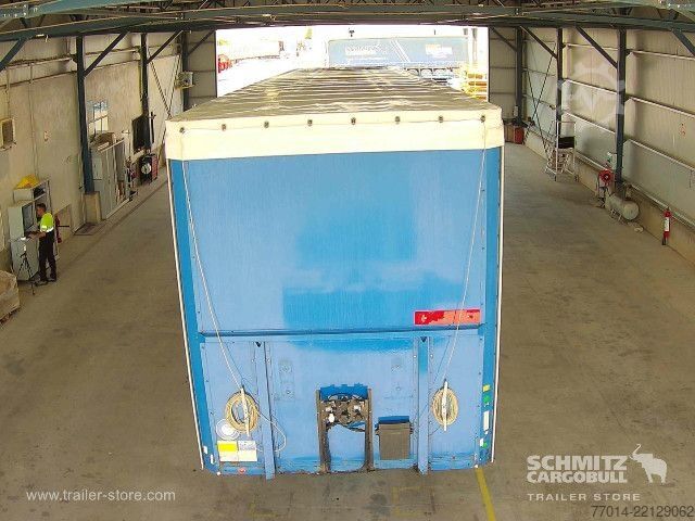 Open semitrailer with tarp Berger Curtainsider Standard