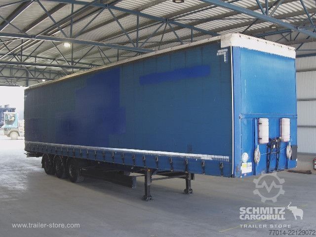 Open semitrailer with tarp Berger Curtainsider Standard