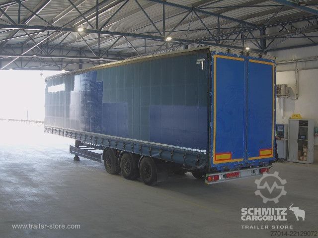 Open semitrailer with tarp Berger Curtainsider Standard
