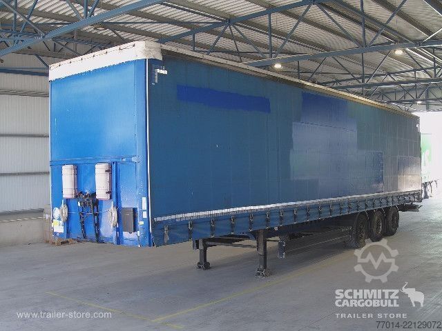 Open semitrailer with tarp Berger Curtainsider Standard