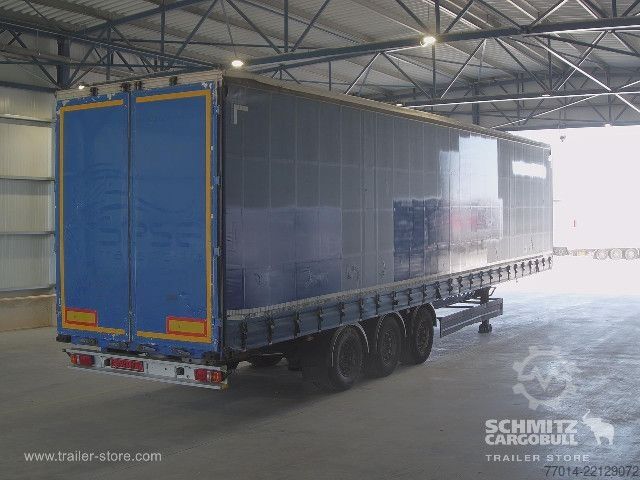 Open semitrailer with tarp Berger Curtainsider Standard