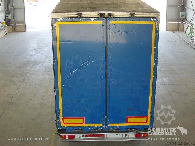 Open semitrailer with tarp Berger Curtainsider Standard