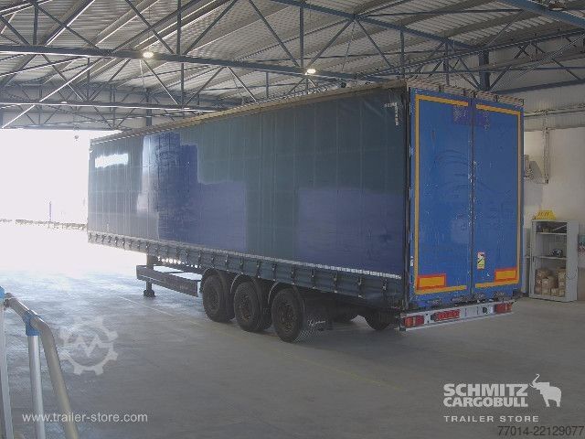 Open semitrailer with tarp Berger Curtainsider Standard