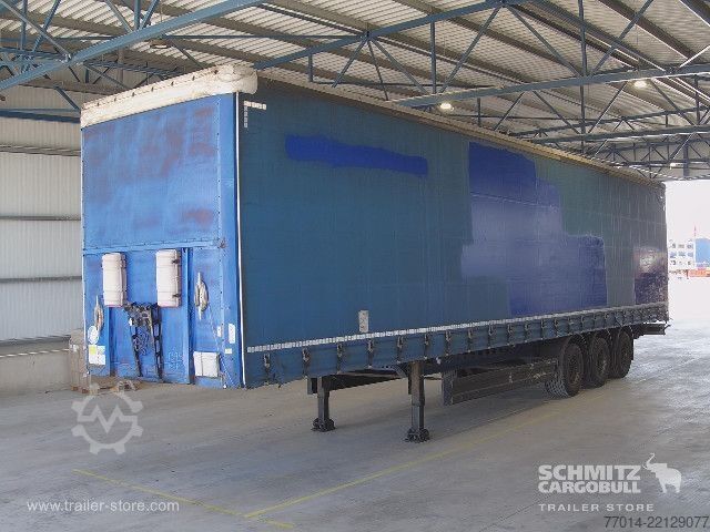 Open semitrailer with tarp Berger Curtainsider Standard