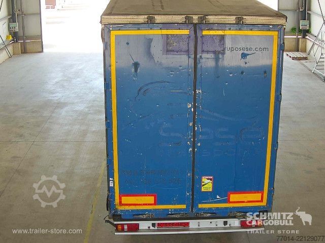 Open semitrailer with tarp Berger Curtainsider Standard