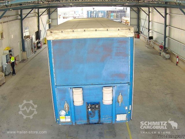 Open semitrailer with tarp Berger Curtainsider Standard