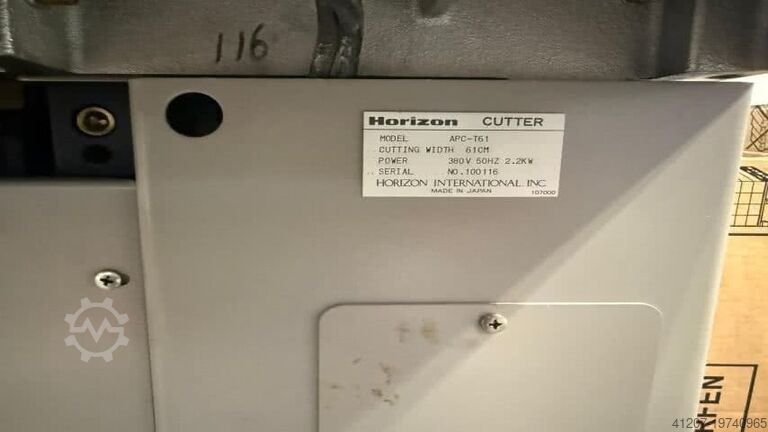 Guillotine Horizon APC-T61 Hydraulic guillotine