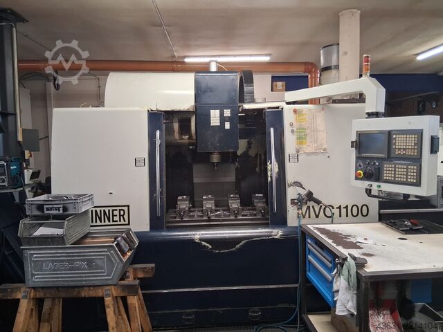Vertikales Bearbeitungszentrum Spinner MVC 1100 + 4te Achse, ähnlich MoriSeiki, Doosan, Goodway