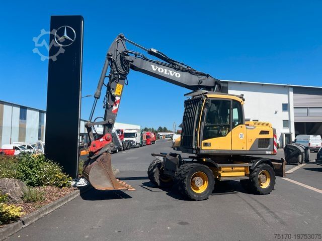 Mobile excavator VOLVO EW160D / 2014 / 1xTieflöffel / Forstschutzgitter