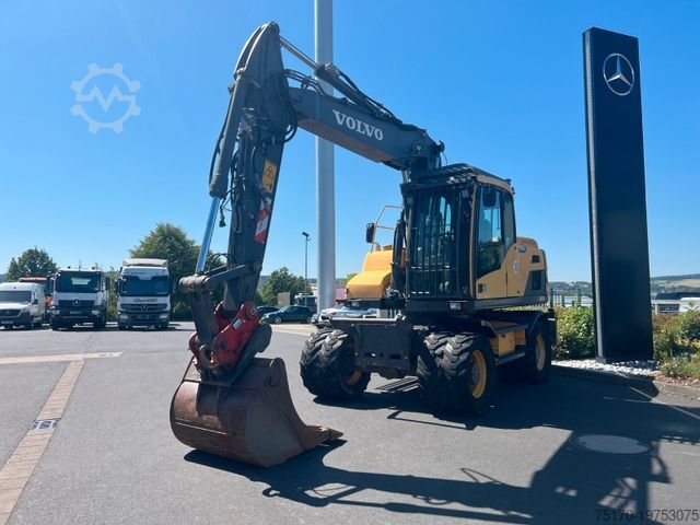 Mobile excavator VOLVO EW160D / 2014 / 1xTieflöffel / Forstschutzgitter
