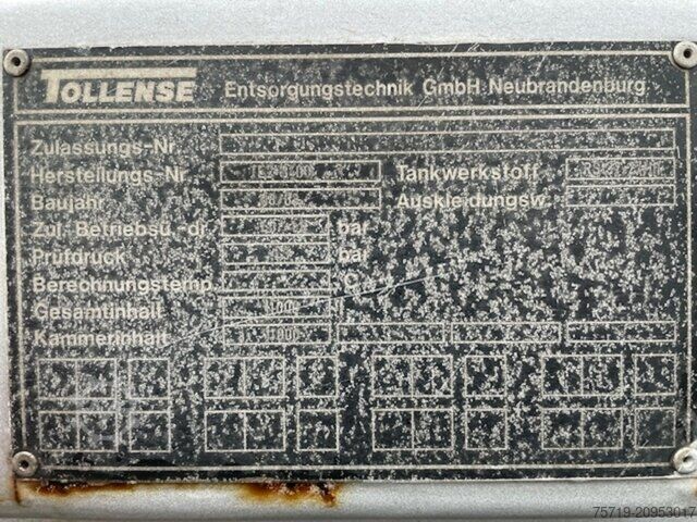 Vacuum tank truck Mercedes-Benz 1828 4x4 Atego Saugwagen 11.000ltr.