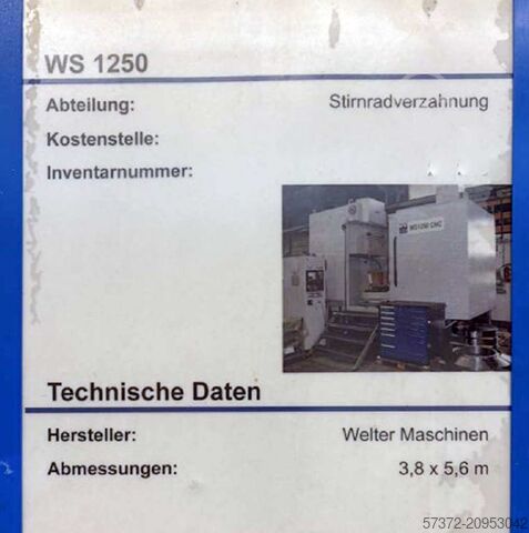 Shaping Machine Welter WS 1250