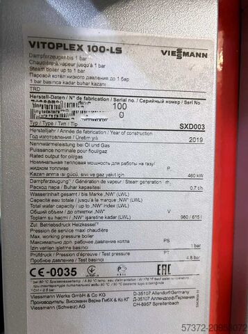 Steam Boiler Viessmann Vitoplex 100-LS