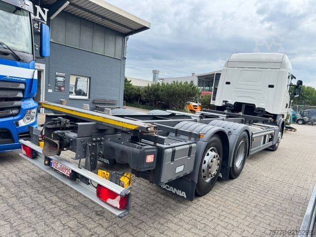 Swap body truck SCANIA R410 6x2   Euro6  Original 43.000Km  Bundeswehr