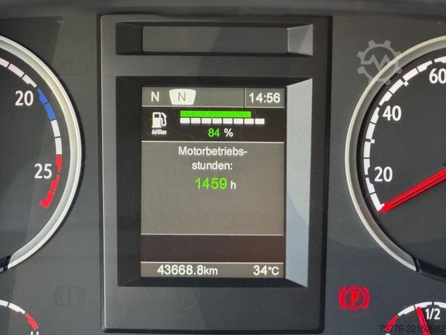 Swap body truck SCANIA R410 6x2   Euro6  Original 43.000Km  Bundeswehr