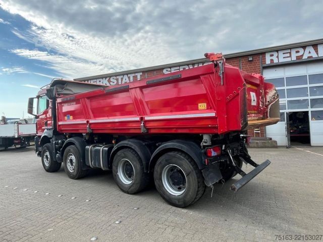 Tipper truck MAN TG-S 35.440 8x4 BB 4-Achs Kipper Bordmatik