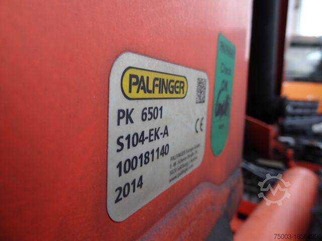 Truck-mounted crane van Mercedes-Benz Atego 818 Kran Palfinger 6501