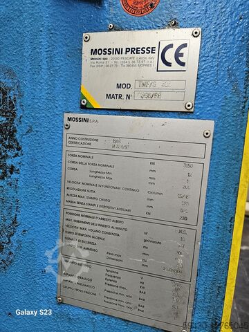 Eccentric press 315 t Mossini TMF/S 315