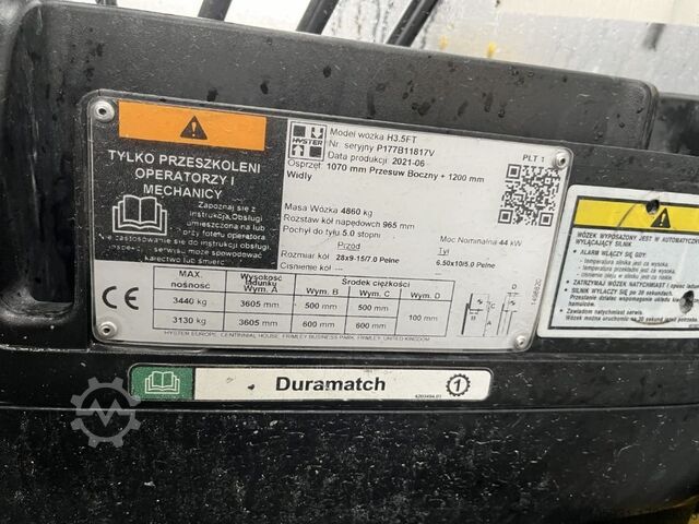 LPG Forklifts Hyster H3.5FT