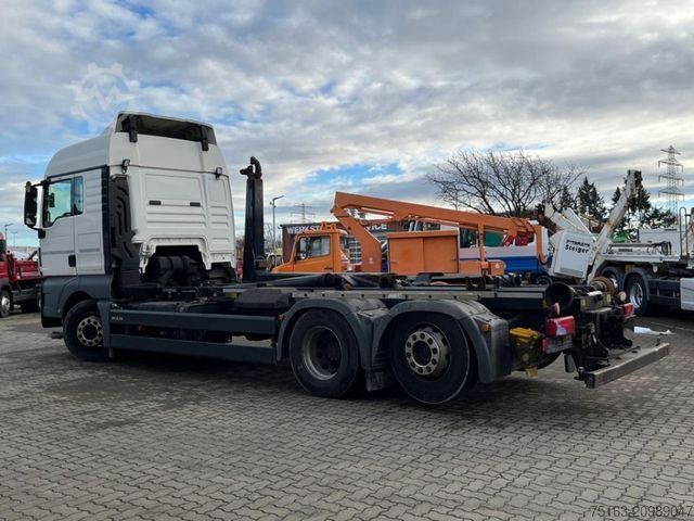 Roll-off tipper truck MAN TG-X 26.440 6x2-2 LL Abrollkipper Meiller RK20.7