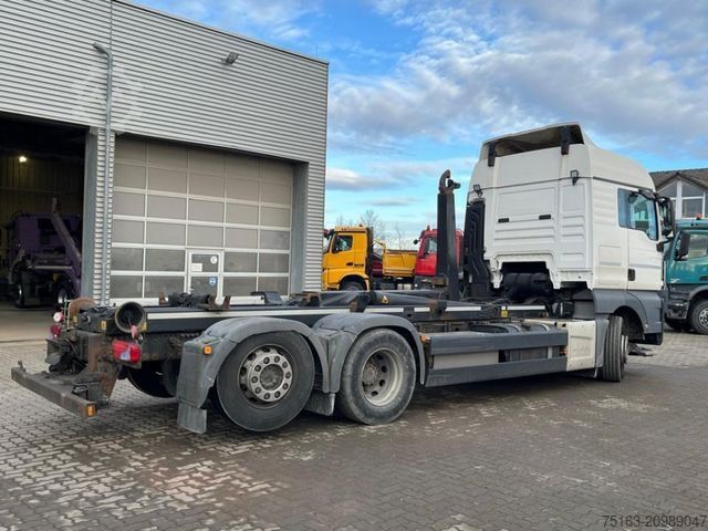 Roll-off tipper truck MAN TG-X 26.440 6x2-2 LL Abrollkipper Meiller RK20.7