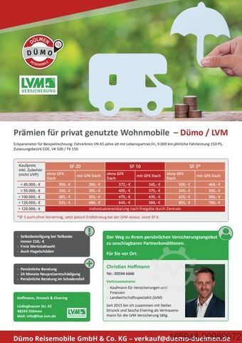 Campervan PÖSSL Summit Prime 540 |  Automatik | Wenig KM | TOP