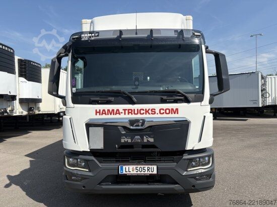 Box truck MAN TGM 15.250 4X2, KOFFER MIT LBW,