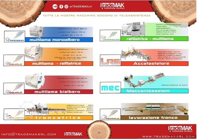 Cutting machine TRADEMAK SRL - GAMMA MACCHINARI -