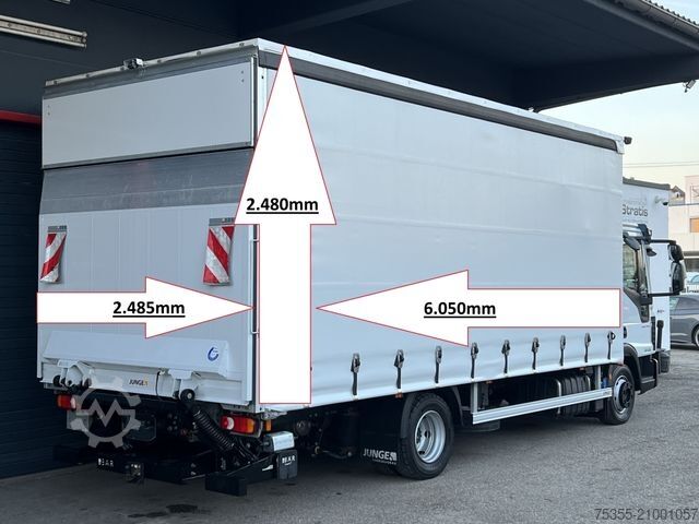 Curtain sider van IVECO EuroCargo ML 80E22 ACC 6,1m LBW KlimaOrig 21`Km!